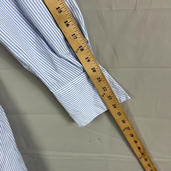 Simkhai Dress 12 Briar Wrap Effect Striped Maxi Shirt Belted Office Work Luxury - Picture 15 of 16